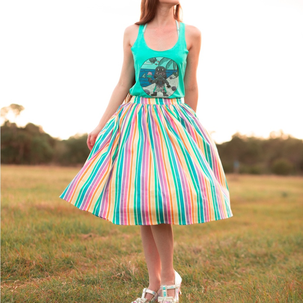Swing skirt XXS UK6 Collectif Clothing